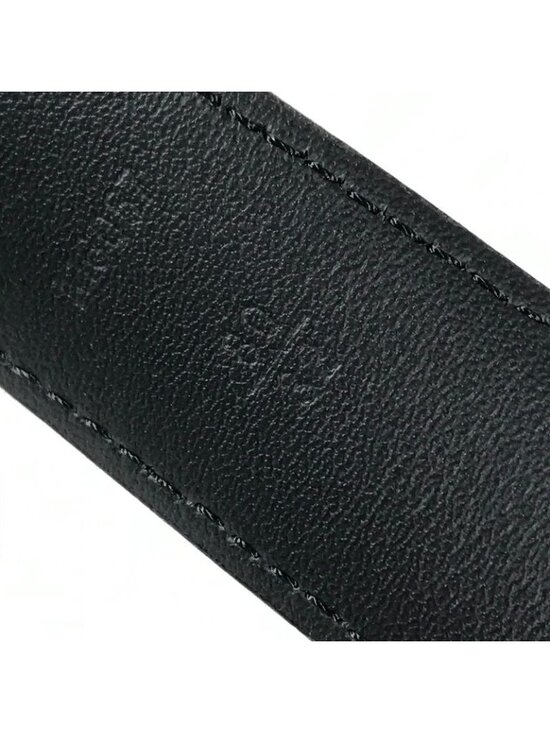 Louis Vuitton Belt Santure Neogram M6057 W Damier Graphite Canvas Black